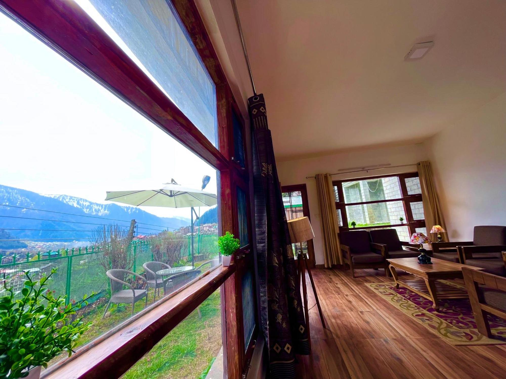 Himalayan River Mountain View 2 Bedrooms Cottage, Manali エクステリア 写真