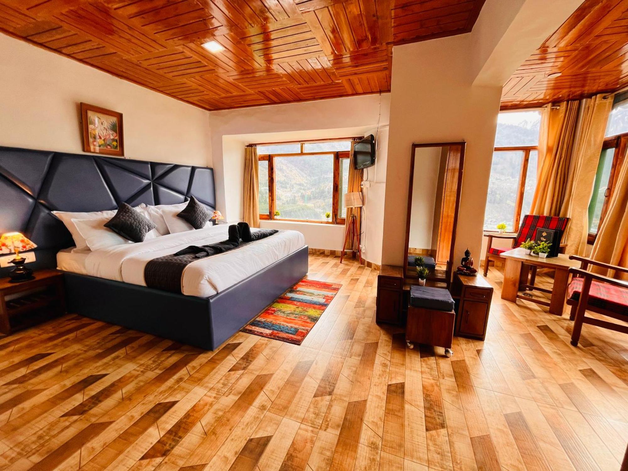 Himalayan River Mountain View 2 Bedrooms Cottage, Manali エクステリア 写真