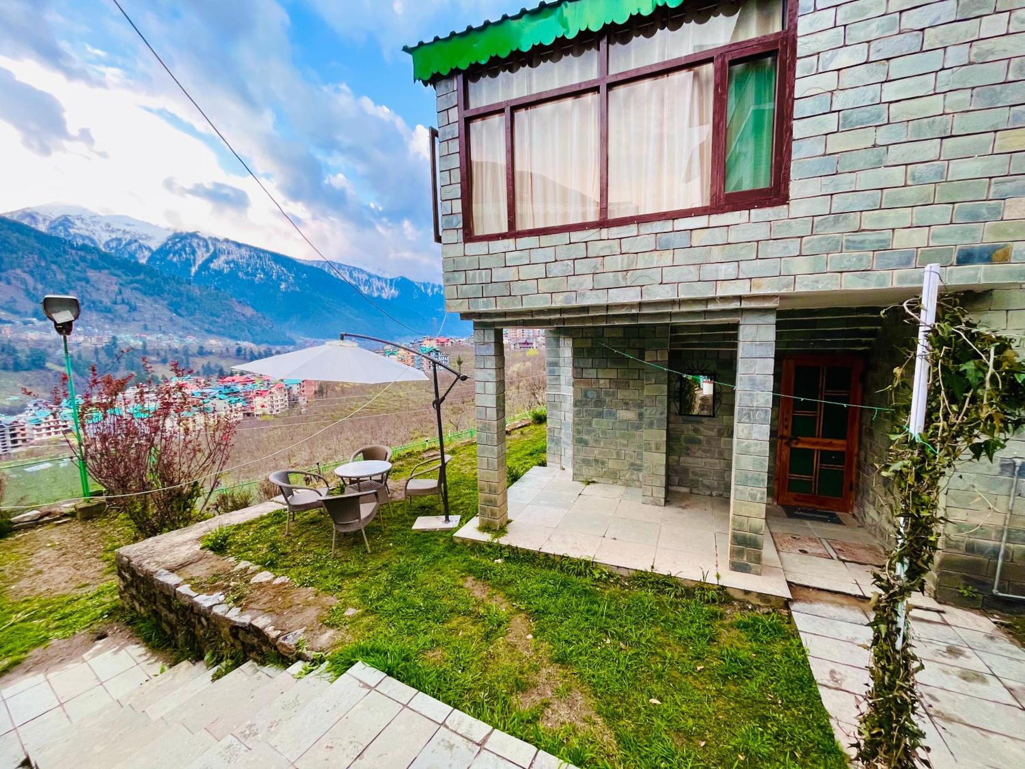 Himalayan River Mountain View 2 Bedrooms Cottage, Manali エクステリア 写真