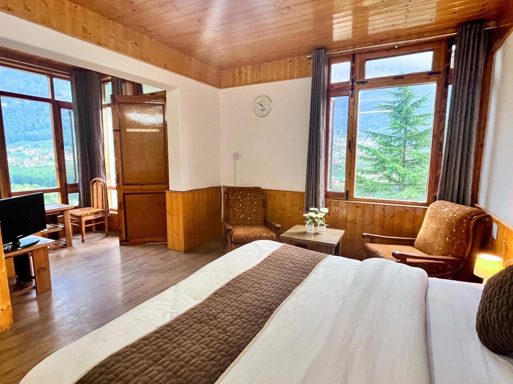 Himalayan River Mountain View 2 Bedrooms Cottage, Manali エクステリア 写真